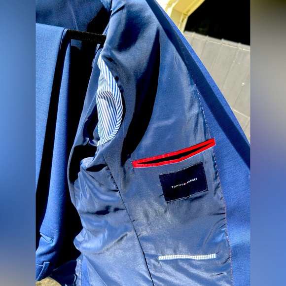 Tommy Hilfiger Blue Suit- Size 38 Jacket 32x30 Trousers